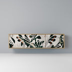 VERDURE FORMATION 3-Door TV Stand in Oak Effect