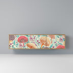 FUNGUS FANTASY 3-Door TV Stand in Oak Effect