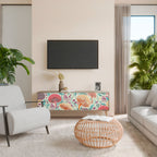 FUNGUS FANTASY 3-Door TV Stand in Oak Effect