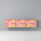 SKATEBOARD ARTISTRY 3-Door TV Stand in Oak Effect