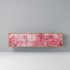 SWEET TROPICS 3-Door TV Stand in Oak Effect