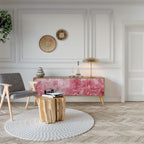 SWEET TROPICS 3-Door TV Stand in Oak Effect