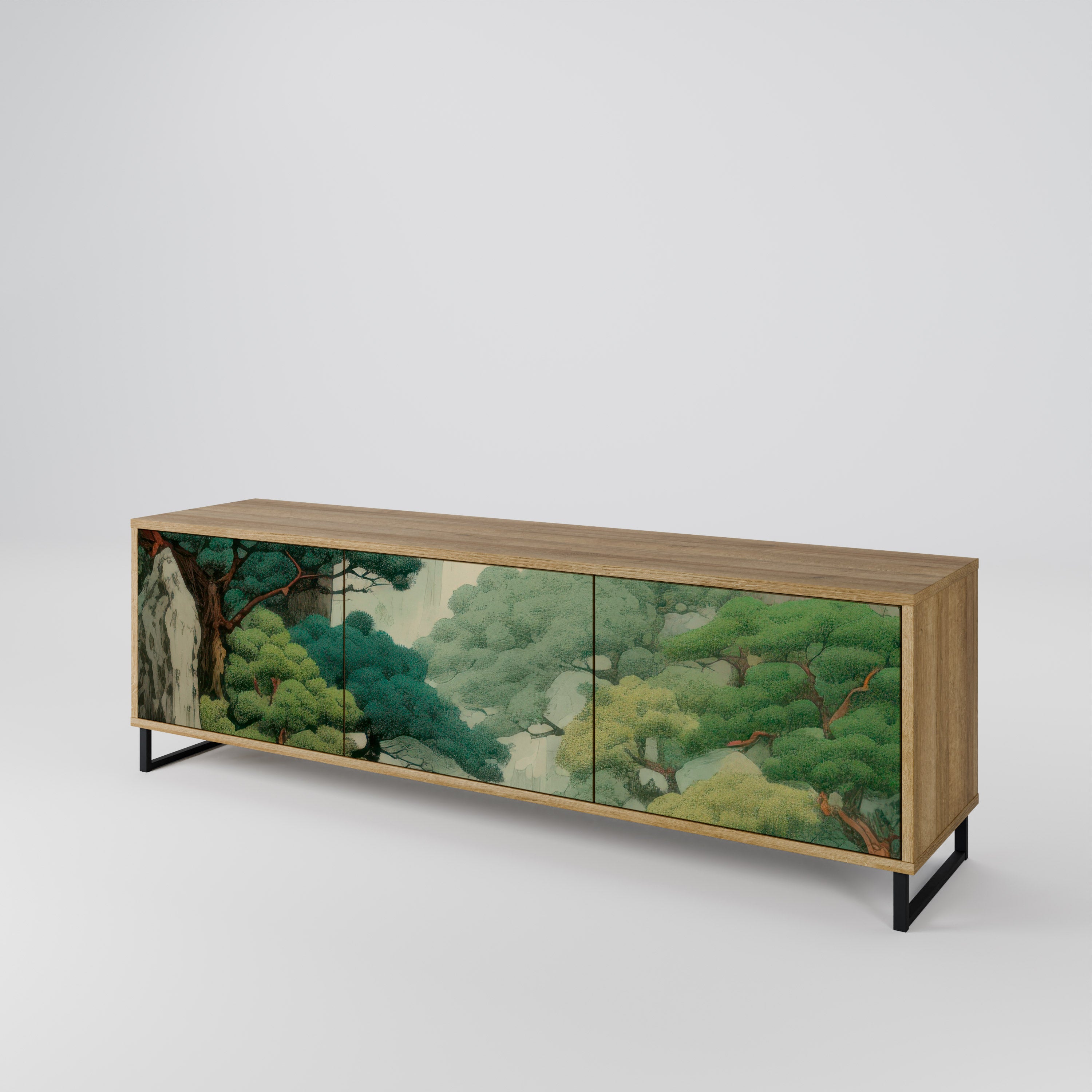VERDURE ABYSS TV-bänk med 3 dörrar