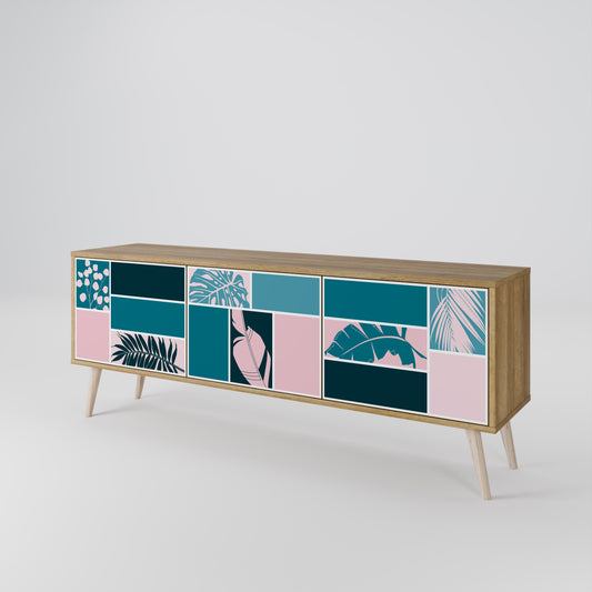 COMBINATION OF SHAPES 3-Door TV Cabinet