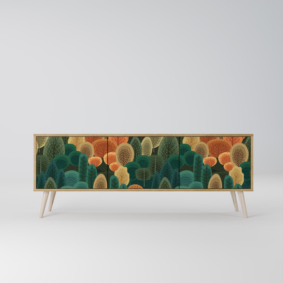 AUTUMN KALEIDOSCOPE TV-bänk med 3 dörrar