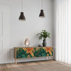 AUTUMN KALEIDOSCOPE 3-Door TV Stand in Oak Effect