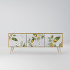 ELEGANT BOTANICS 3-Door TV Stand in Oak Effect