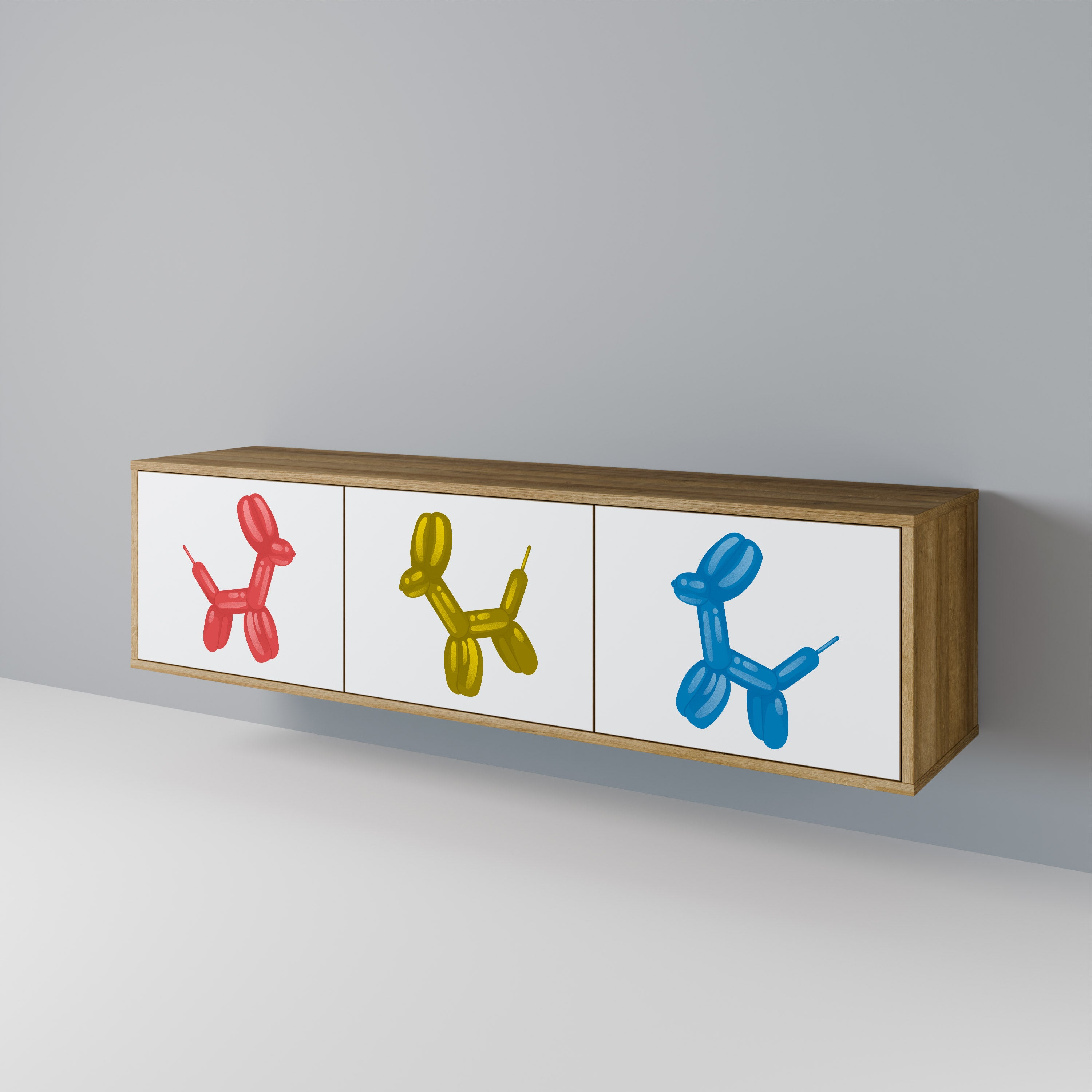 CHILDHOOD MEMORY TV-bänk med 3 dörrar