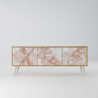 AUTUMN FRAGILITY 3-Door TV Stand in Oak Effect