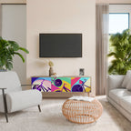 BIKE DREAMS 3-Door TV Stand in Oak Effect