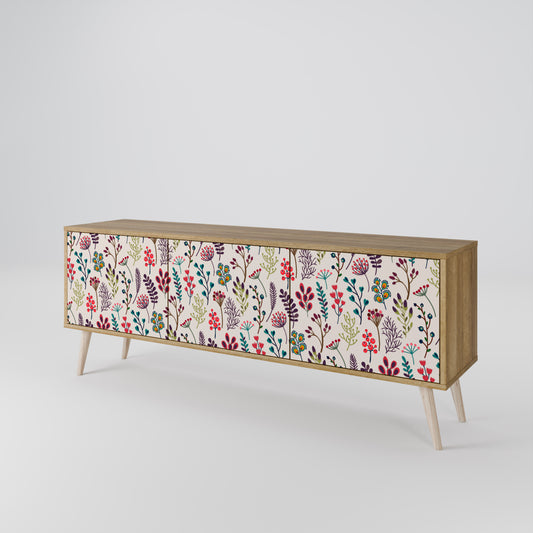AUTUMN SUNDRIES 3-Door TV Cabinet