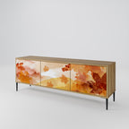 TRACES OF AUTUMN 3-Door TV Stand in Oak Effect