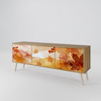 TRACES OF AUTUMN 3-Door TV Stand in Oak Effect