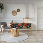 SPROUTING GRACE 3-Door TV Stand in Oak Effect