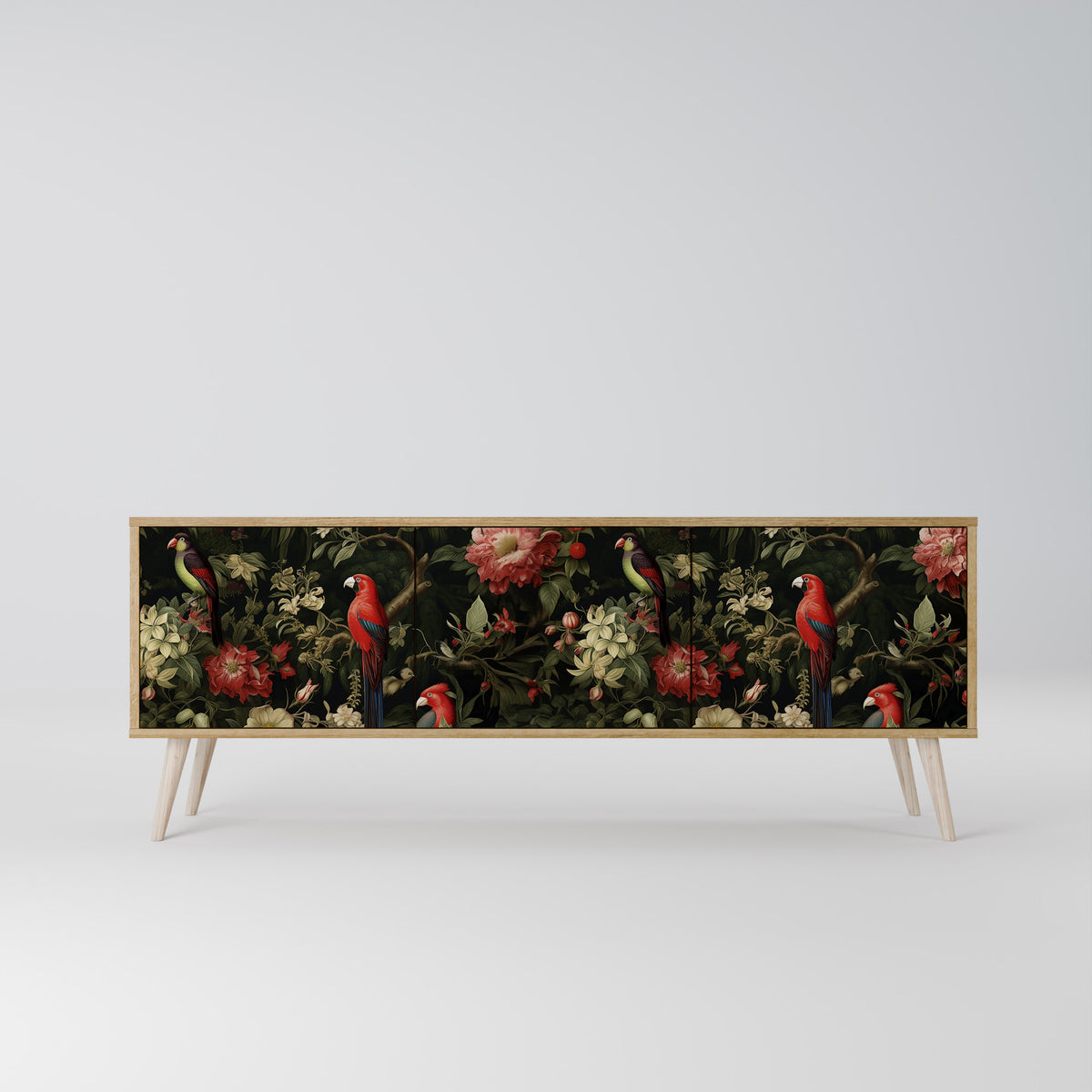 AVIAN GREENERY 3-Door TV Cabinet