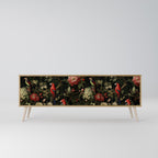 AVIAN GREENERY 3-Door TV Stand in Oak Effect