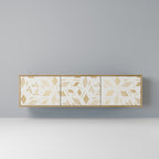 SPOTTED DAZE 3-Door TV Stand in Oak Effect