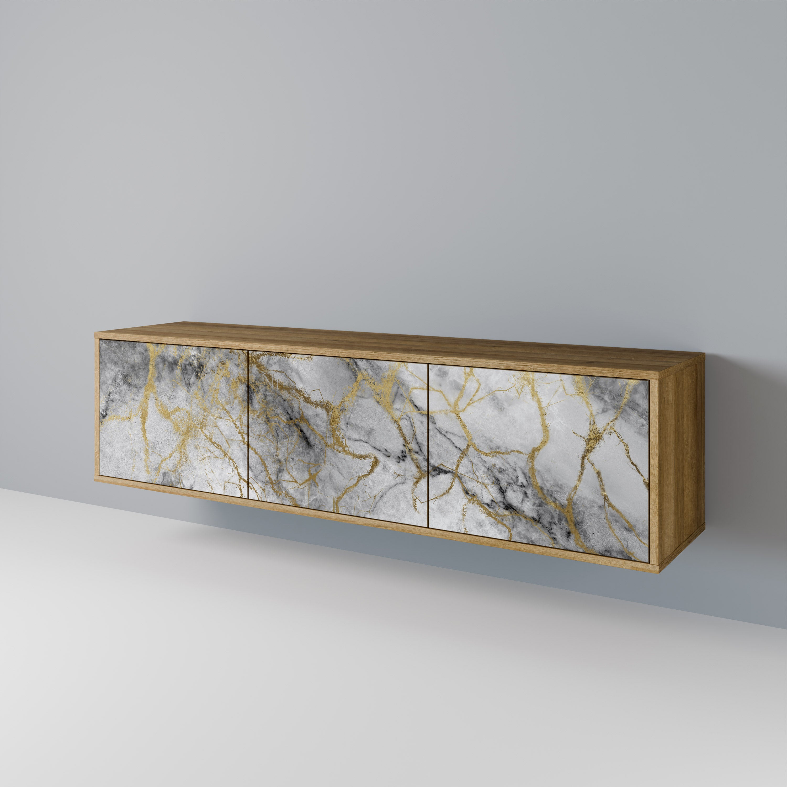 TIMELESS GLIDE TV-bänk med 3 dörrar
