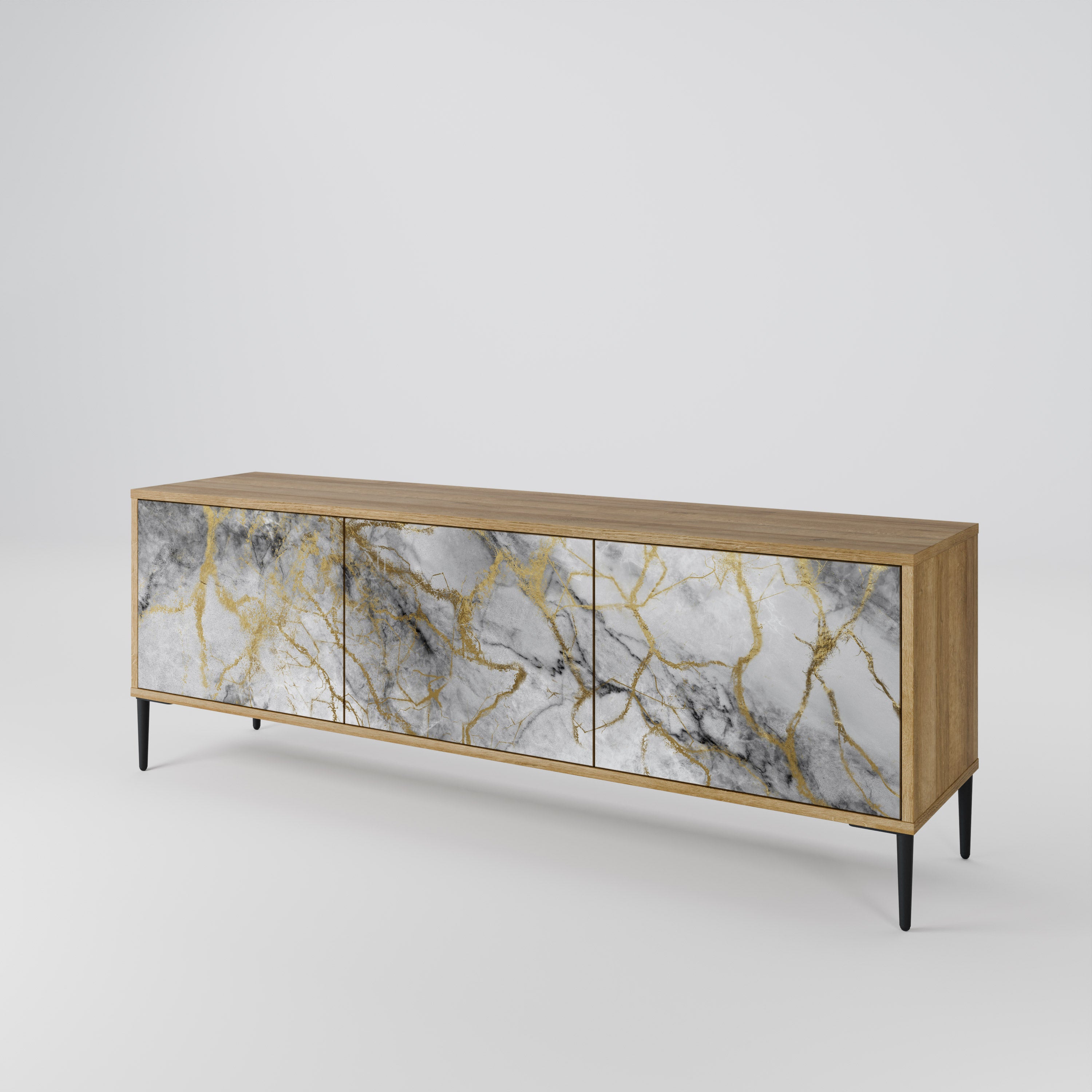 TIMELESS GLIDE TV-bänk med 3 dörrar
