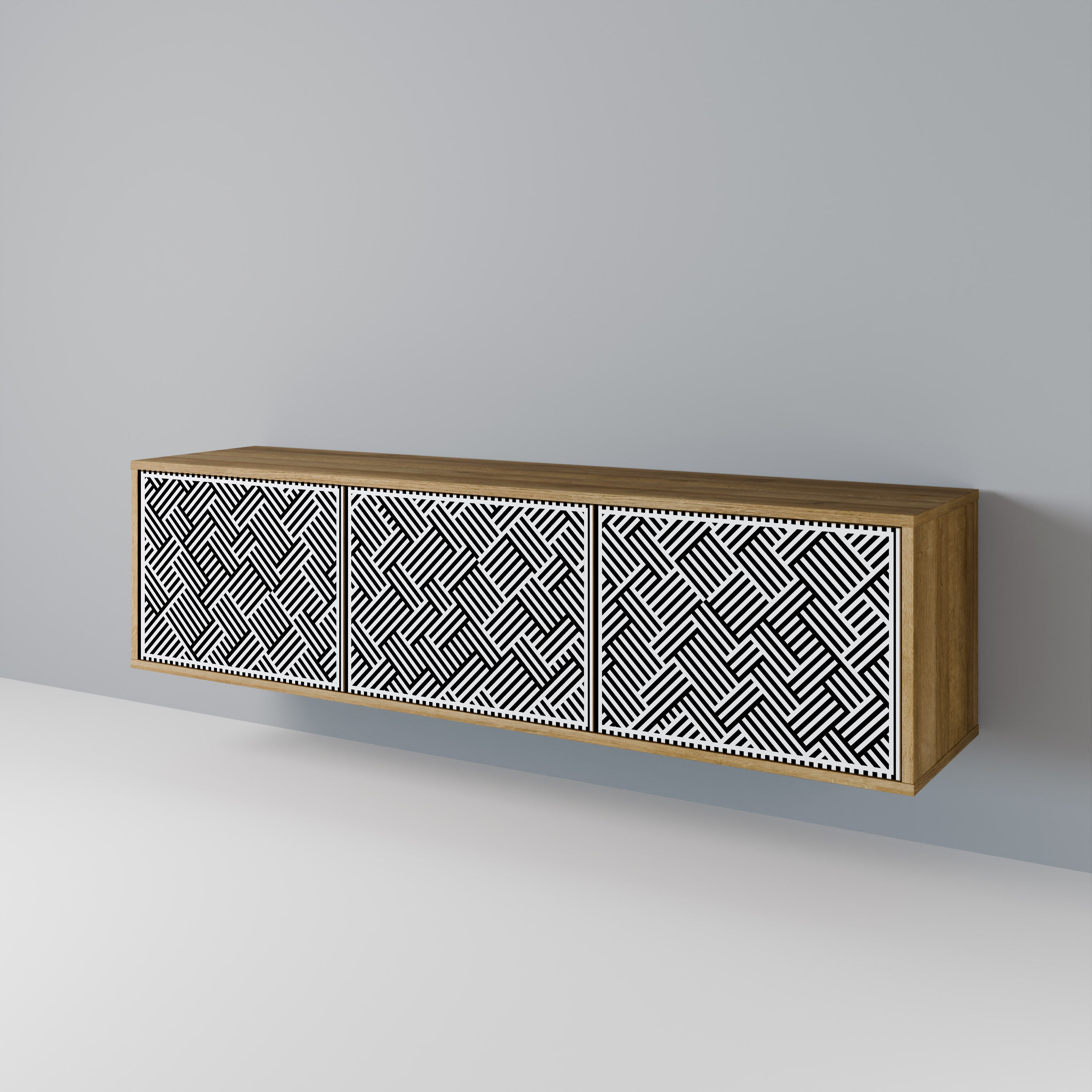 TEMPORARY SEQUENCE TV-bänk med 3 dörrar