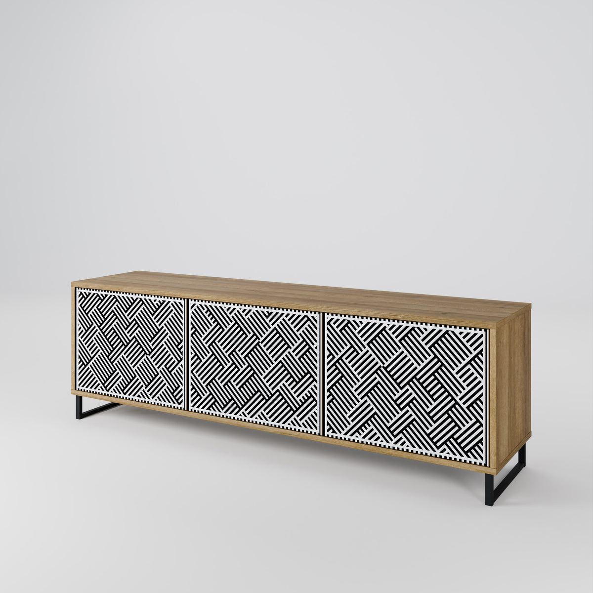 TEMPORARY SEQUENCE 3-Door TV Cabinet