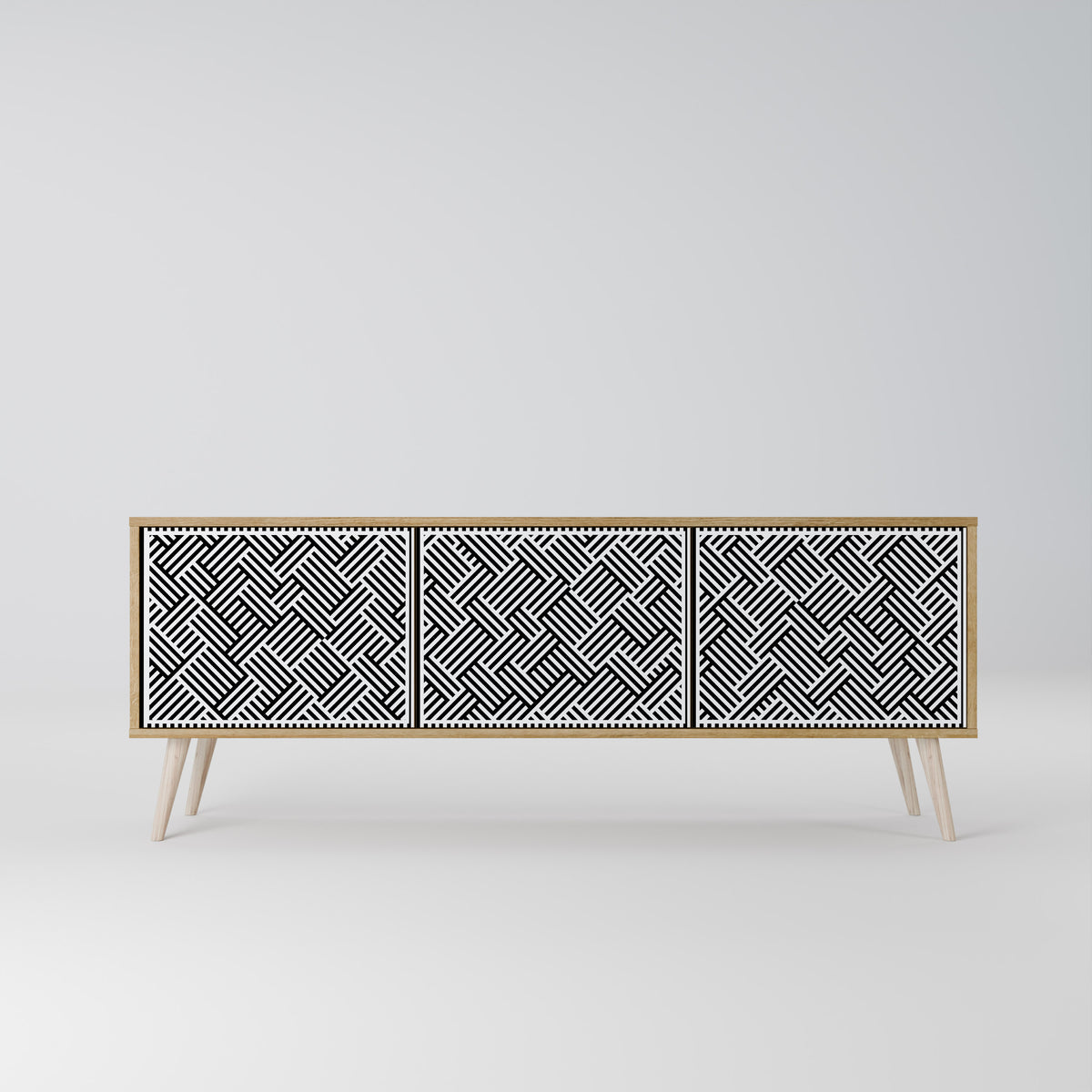 TEMPORARY SEQUENCE 3-Door TV Cabinet