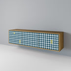 OUT OF CONTEXT 3-Door TV Stand in Oak Effect