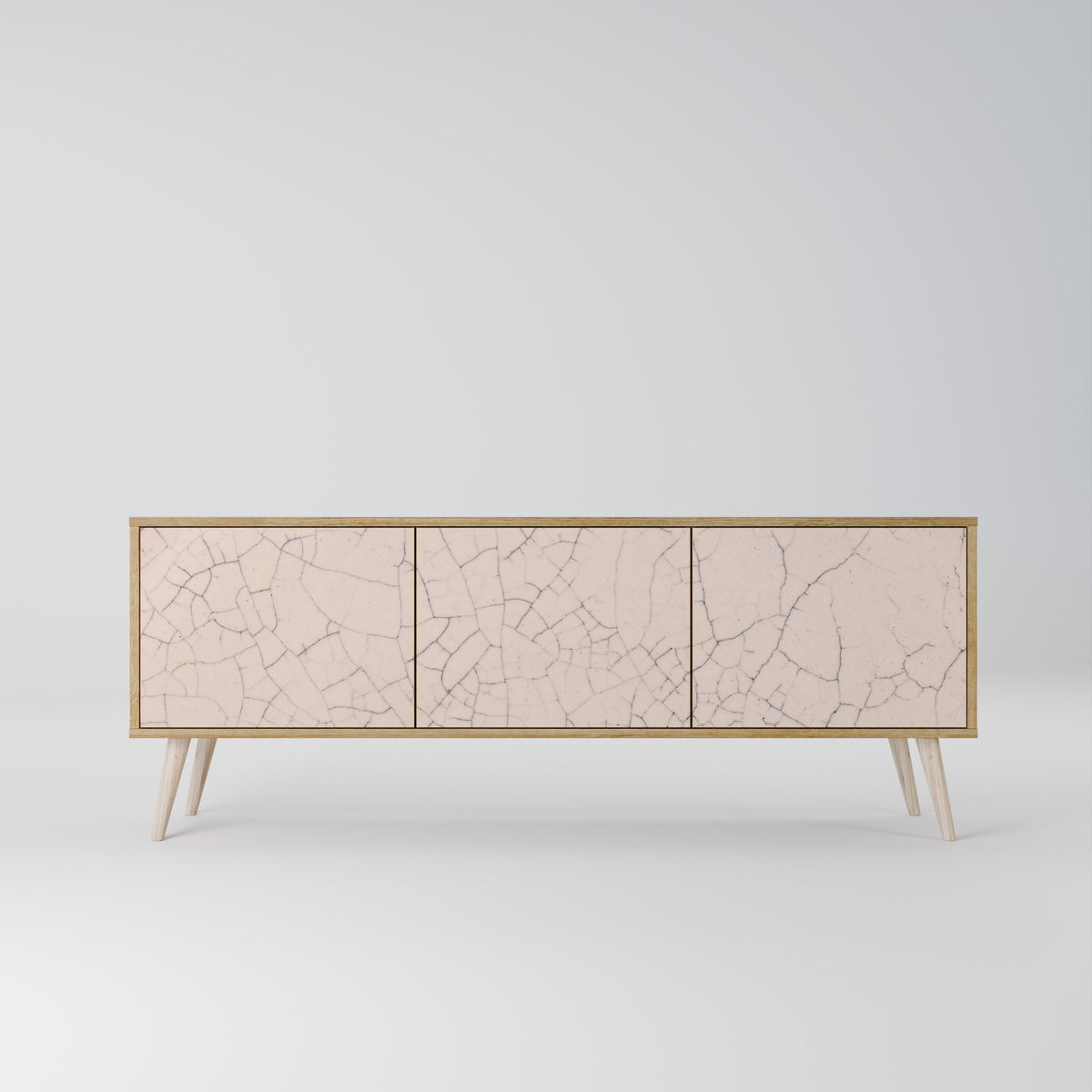 CERAMIC TEXTURE TV-bänk med 3 dörrar