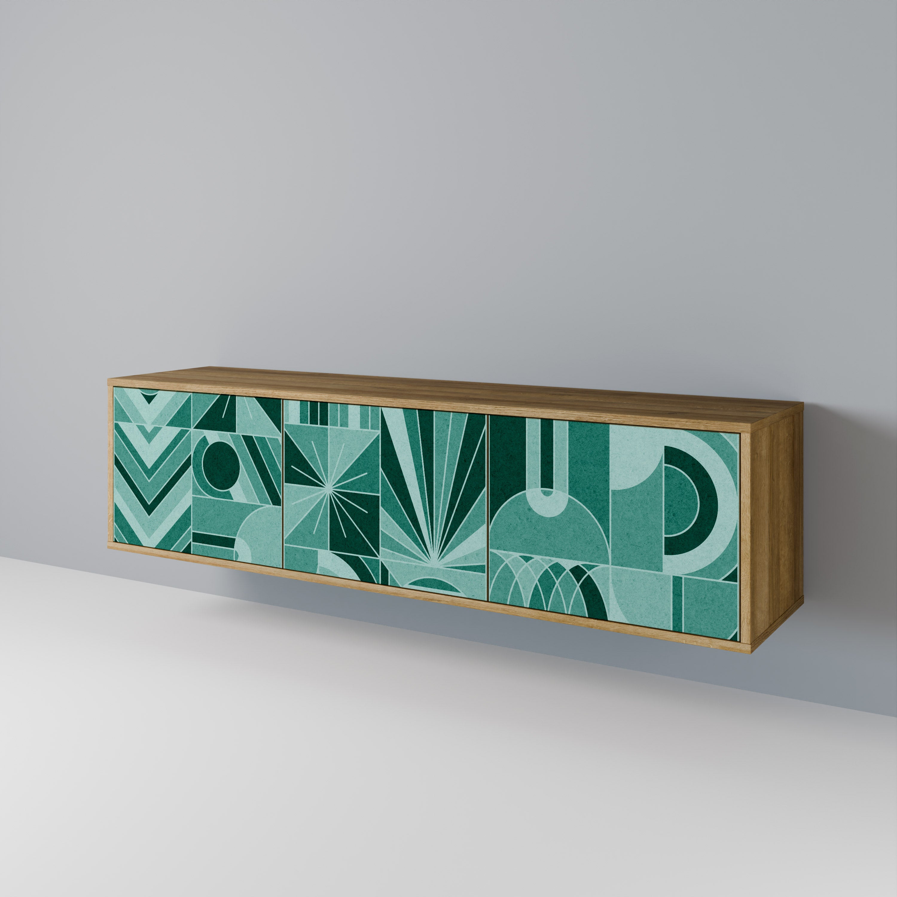 HARMONIC GRID TV-bänk med 3 dörrar
