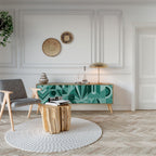 HARMONIC GRID TV-bänk med 3 dörrar i ekeffekt