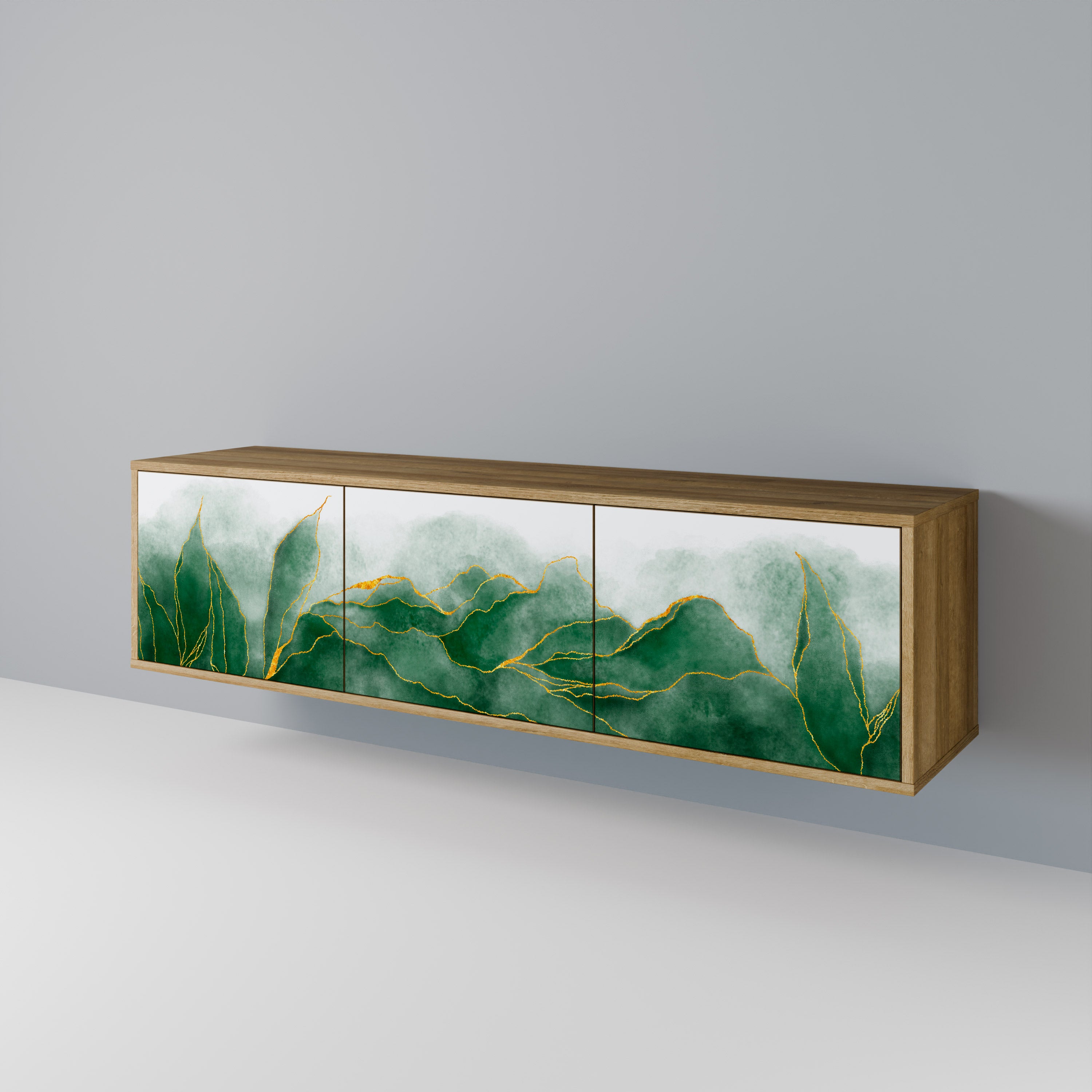 EXPENSIVE NATURE TV-bänk med 3 dörrar
