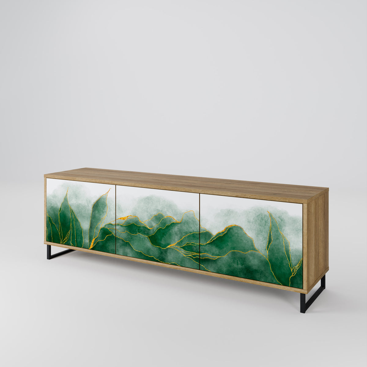EXPENSIVE NATURE TV-bänk med 3 dörrar