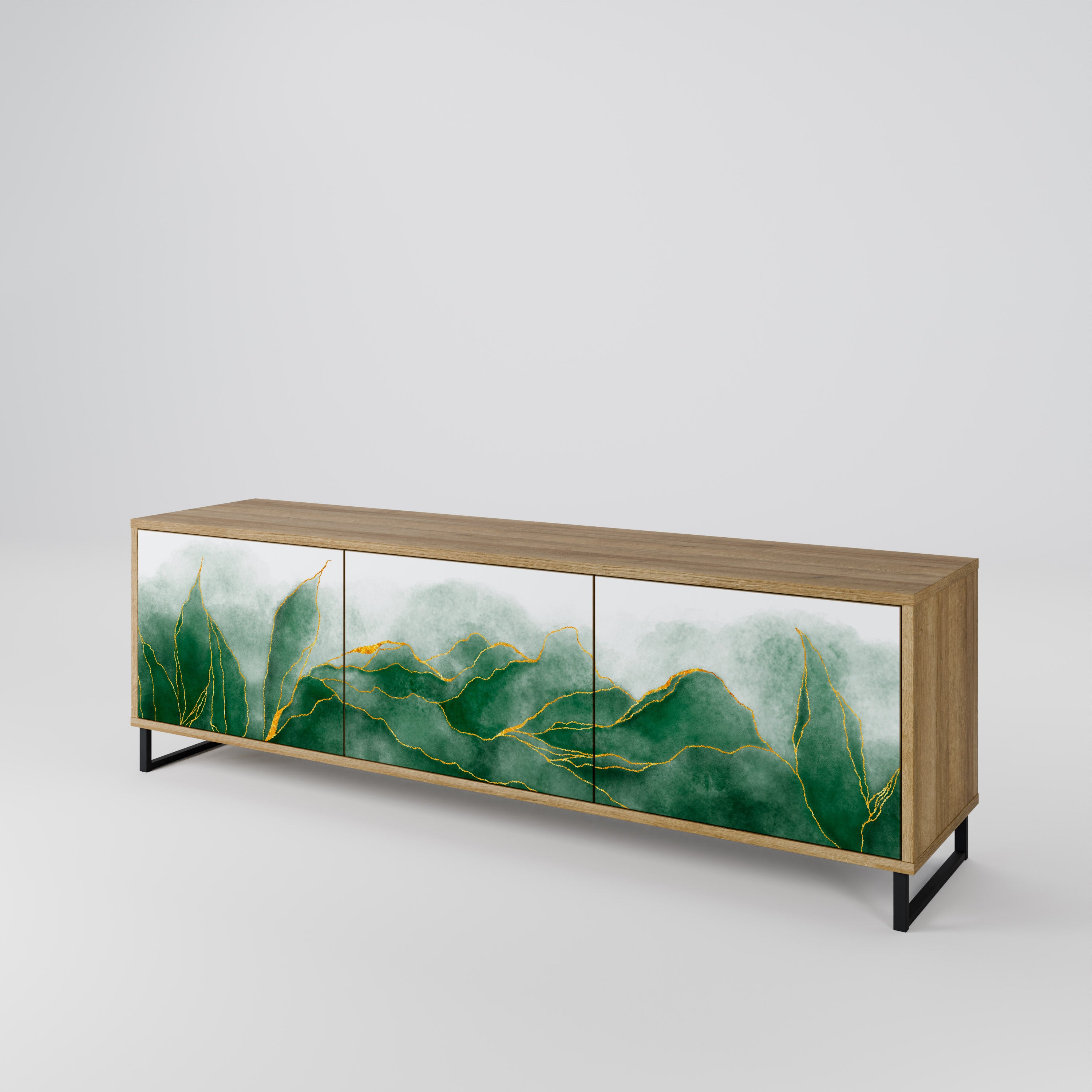 EXPENSIVE NATURE TV-bänk med 3 dörrar