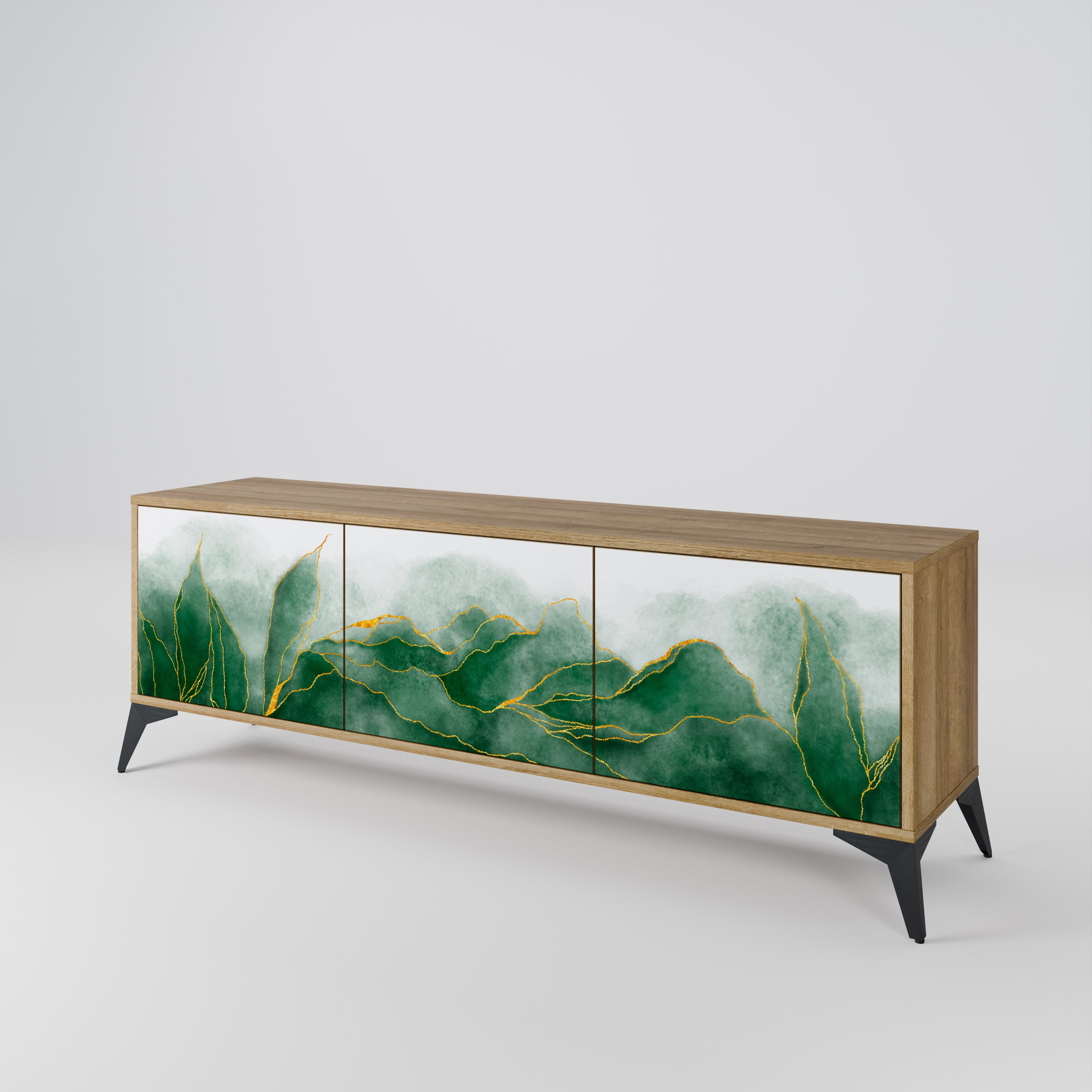 EXPENSIVE NATURE TV-bänk med 3 dörrar