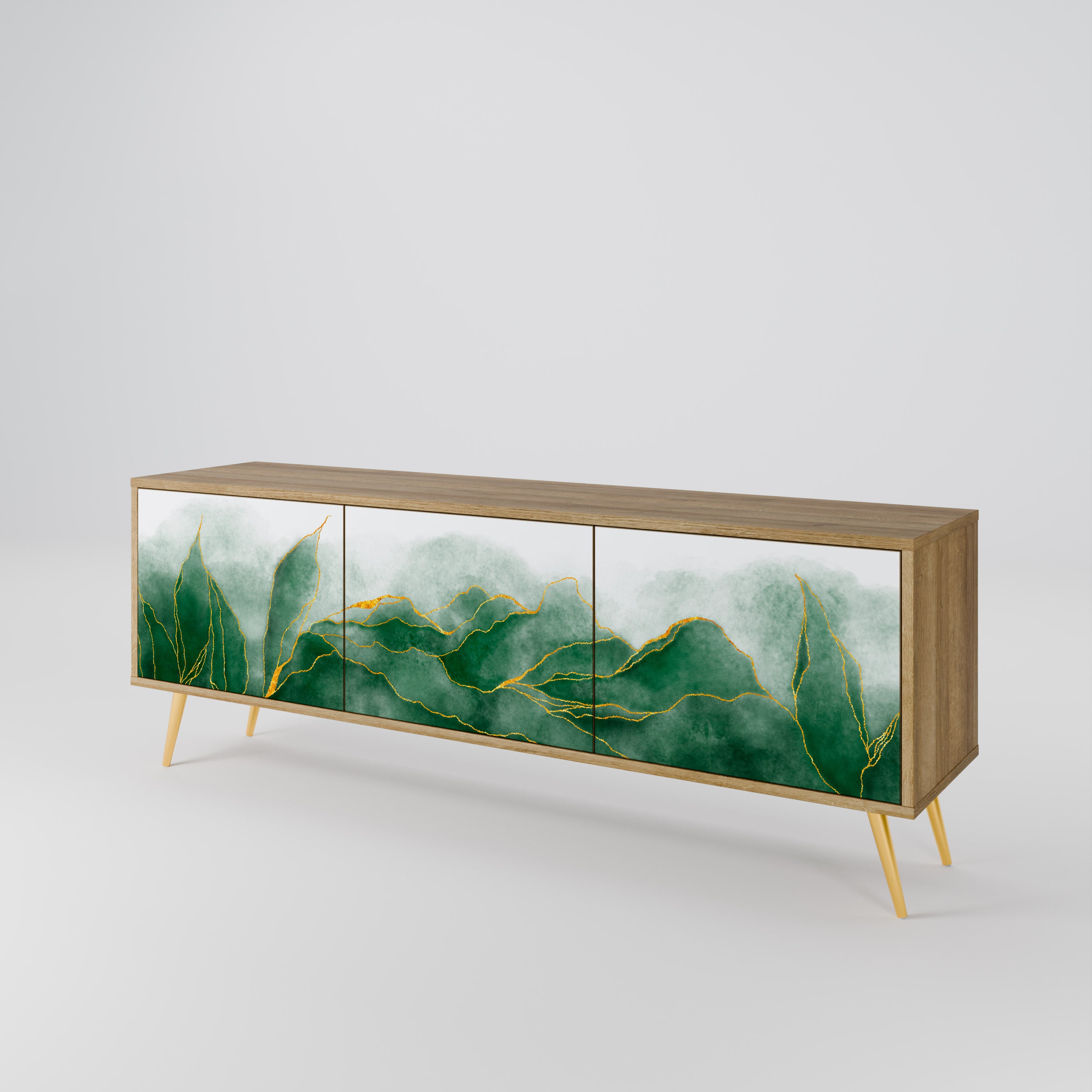 EXPENSIVE NATURE TV-bänk med 3 dörrar