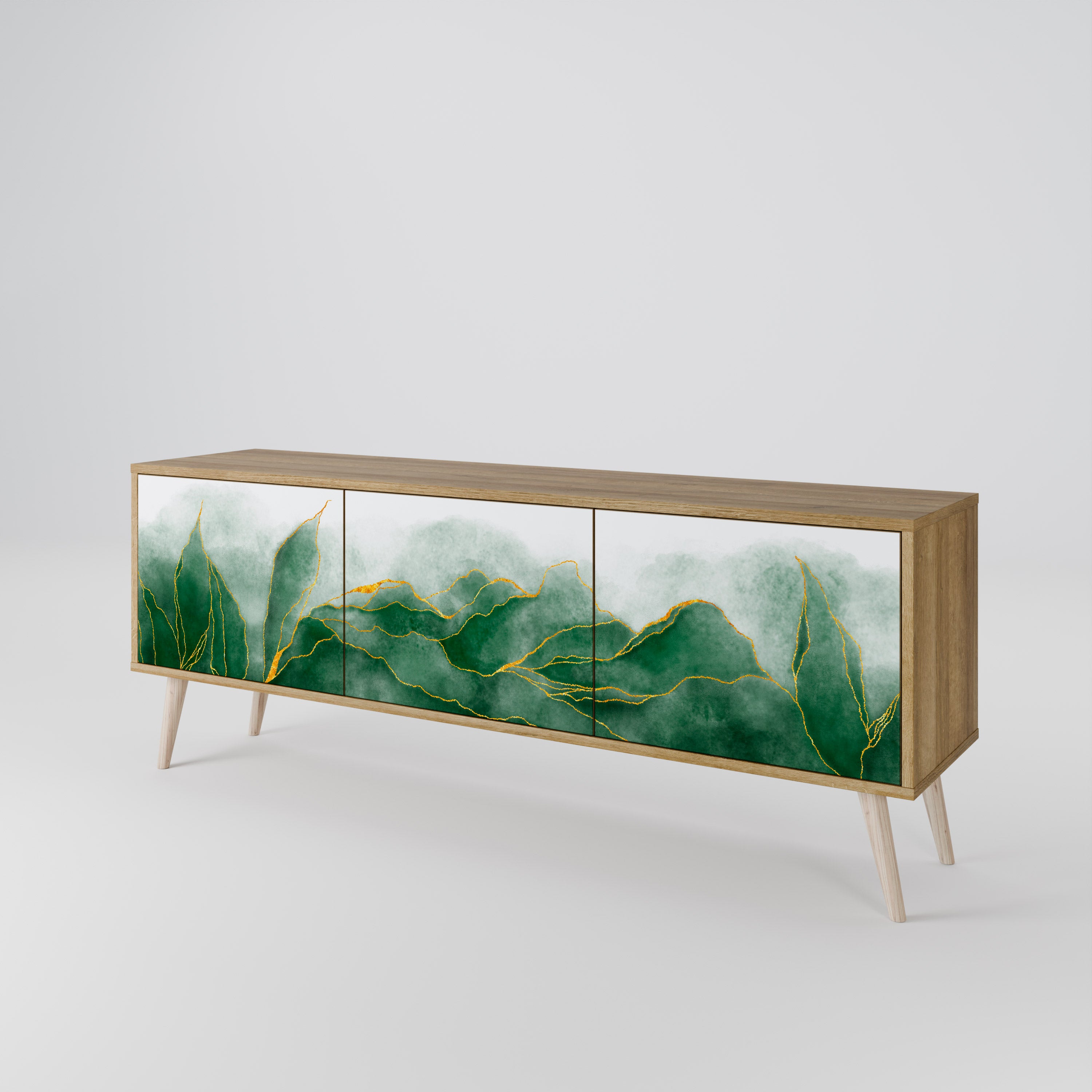 EXPENSIVE NATURE TV-bänk med 3 dörrar