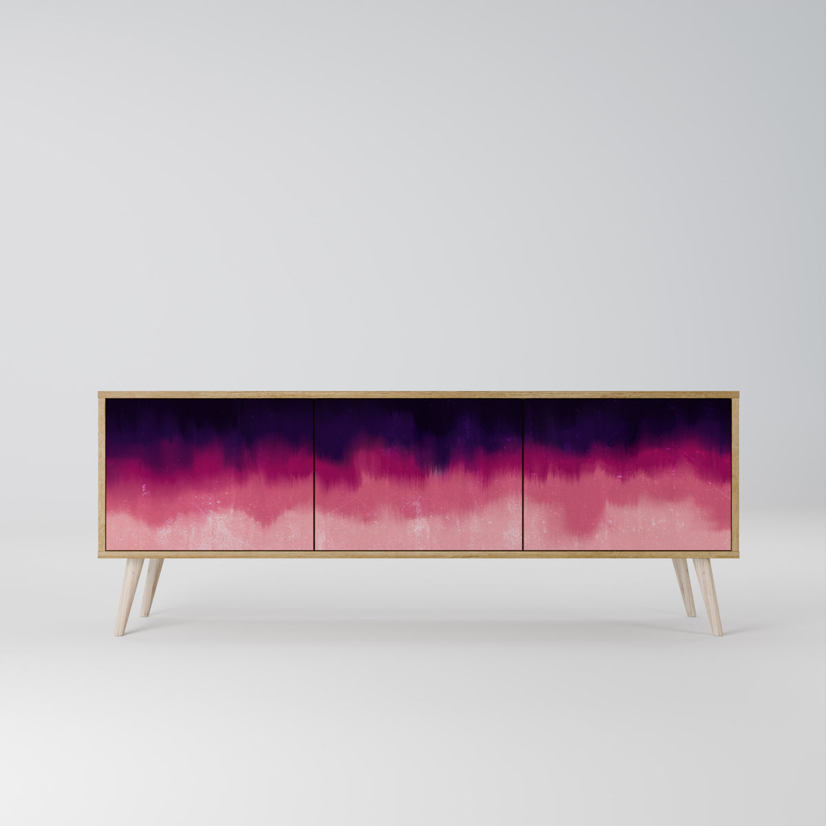 AURORA BOREALIS TV-bänk med 3 dörrar