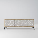 PASSING SECONDS 3-Door TV Stand in Oak Effect