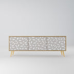 PASSING SECONDS 3-Door TV Stand in Oak Effect