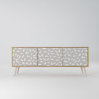 PASSING SECONDS 3-Door TV Stand in Oak Effect