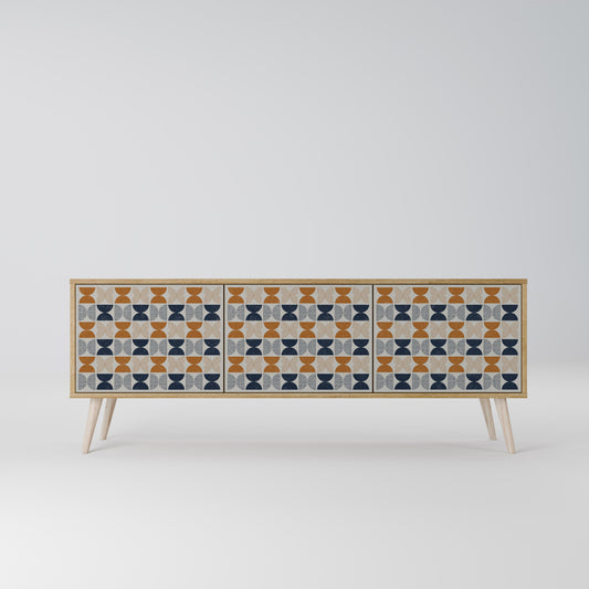 REFLECTION RANGE 3-Door TV Stand in Oak Effect