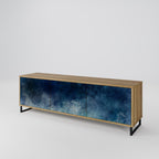 CELESTIAL FALL TV-bänk med 3 dörrar i ekeffekt