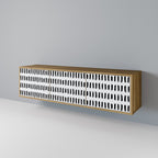 Nighty Melodies TV-bänk med 3 dörrar i ekeffekt