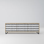 Nighty Melodies TV-bänk med 3 dörrar i ekeffekt