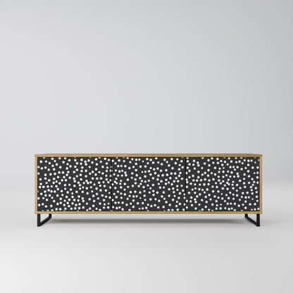 BLINDING LIGHTS 3-Door TV Stand in Oak Effect