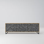 BLINDING LIGHTS TV-bänk med 3 dörrar i ekeffekt