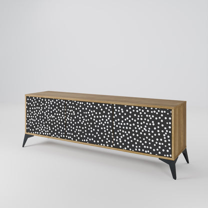 BLINDING LIGHTS 3-Door TV Stand in Oak Effect