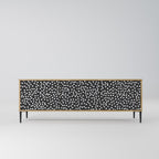 BLINDING LIGHTS TV-bänk med 3 dörrar i ekeffekt