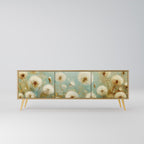 DREAMY MEADOW TV-bänk med 3 dörrar i ekeffekt