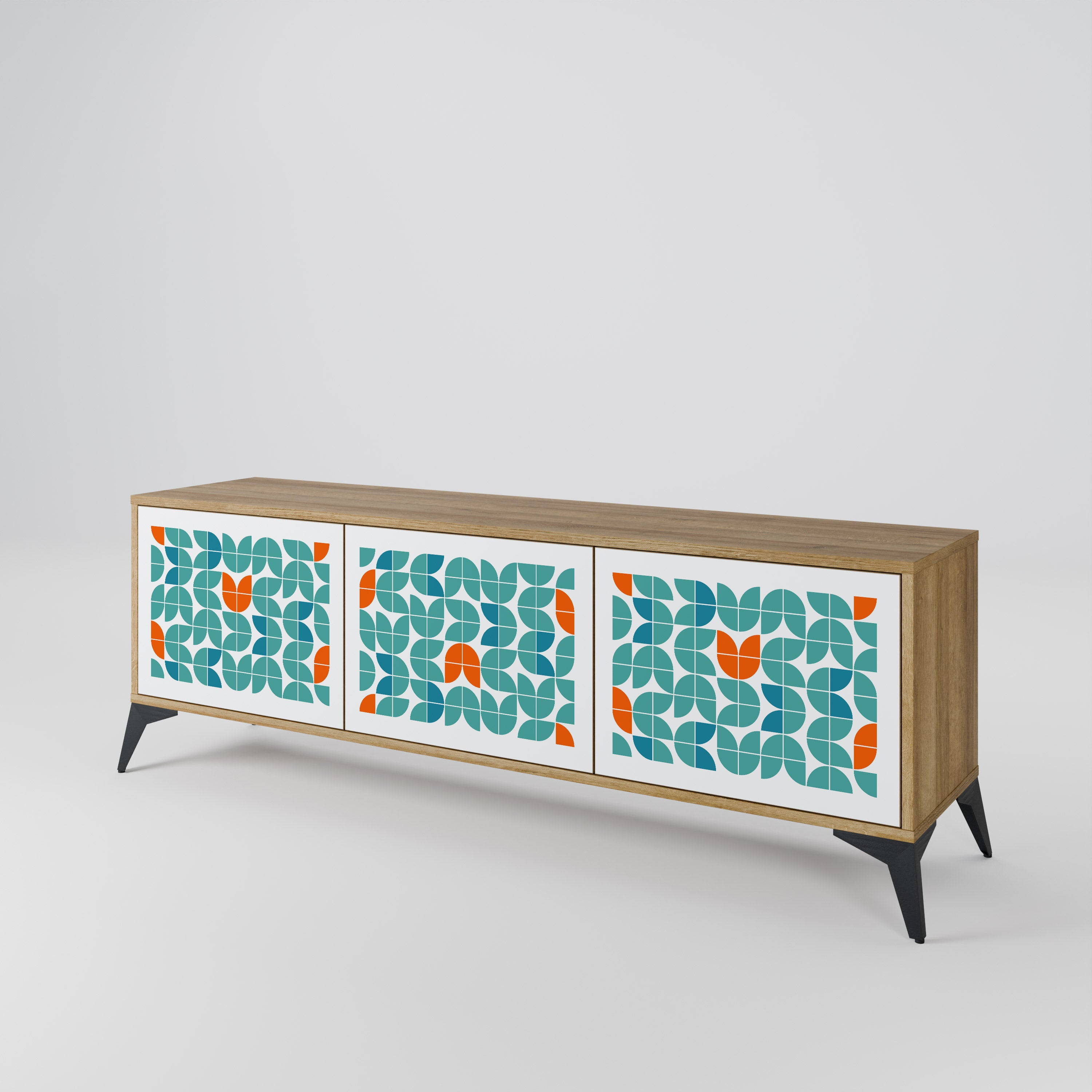 BE THE CHANGE 3-Door TV Cabinet